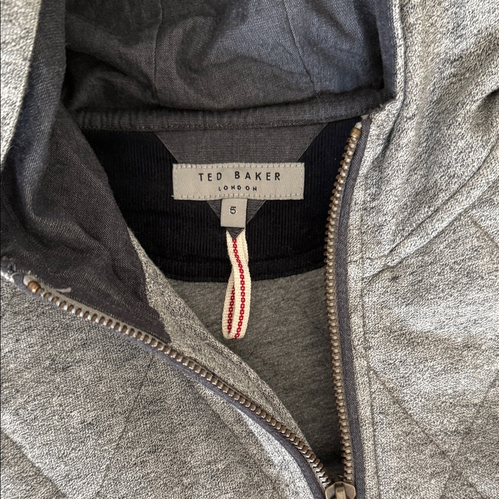Ted Baker Gray Quilted Jacket - image 2